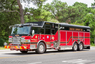 Mount Pleasant FD SC Rescue 504 fire apparatus fire trucks Pierce Velocity PUC heavy rescue squad Larry Shapiro photographer shapirophotography.net